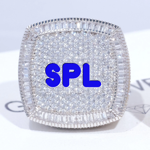 CUSTOM LETTER 3D ICED RING