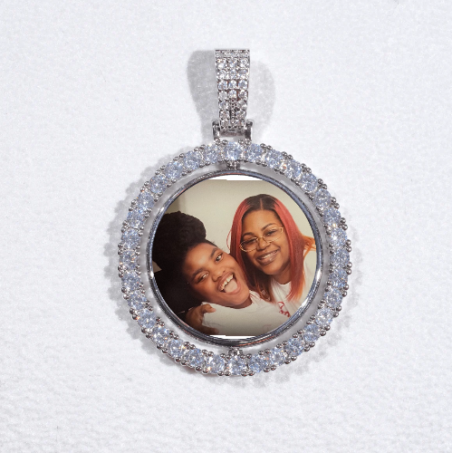 3D Spinning 2-Faced Custom Picture Pendant