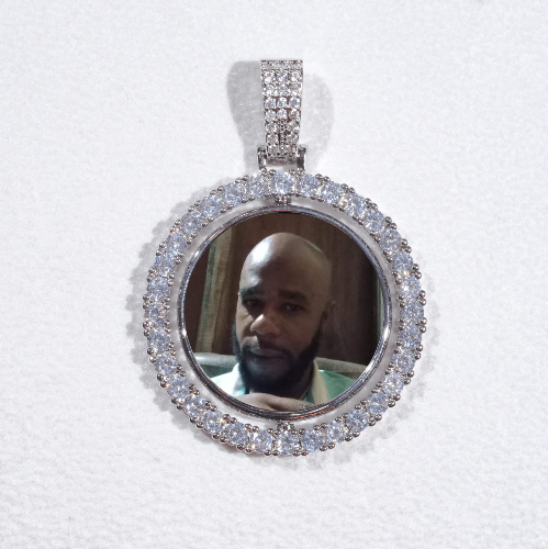 3D Spinning 2-Faced Custom Picture Pendant