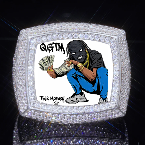 3D CUSTOM PICTURE ICED RING