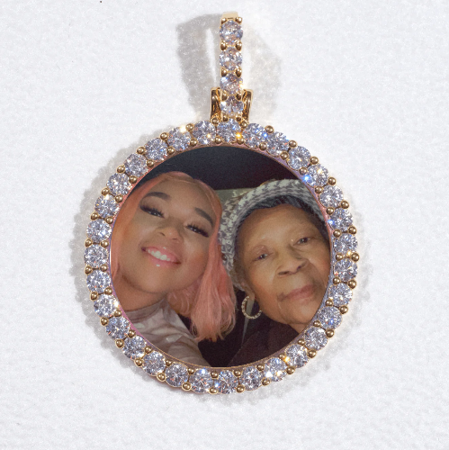 3D CIRCLE CUSTOM PICTURE PENDANT SMALL SIZE