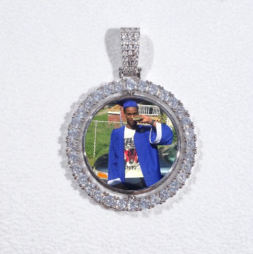 3D Spinning 2-Faced Custom Picture Pendant
