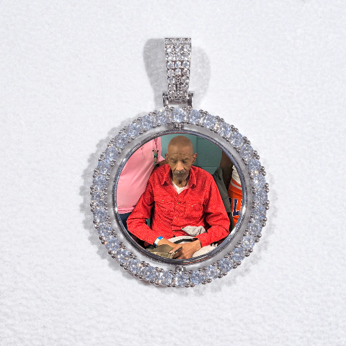 3D Spinning 2-Faced Custom Picture Pendant