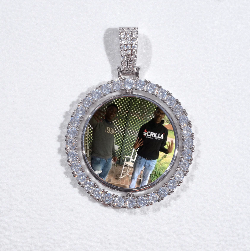 3D Spinning 2-Faced Custom Picture Pendant