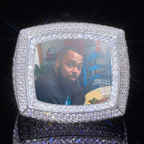 3D CUSTOM PICTURE ICED RING