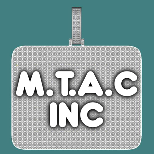 CUSTOM LETTER NECKLACE 3D BIG SQUARE