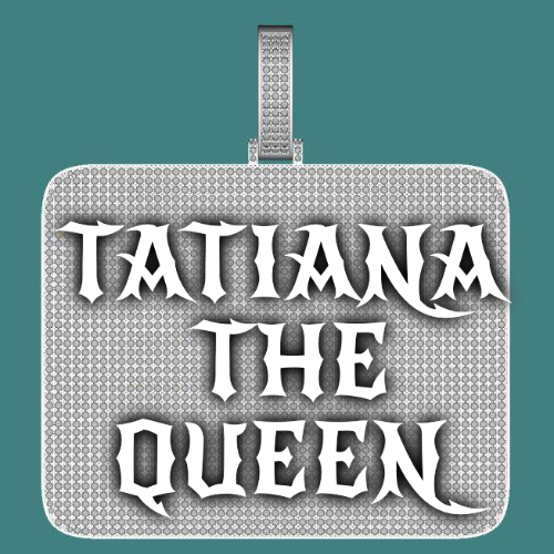 CUSTOM LETTER NECKLACE 3D BIG SQUARE