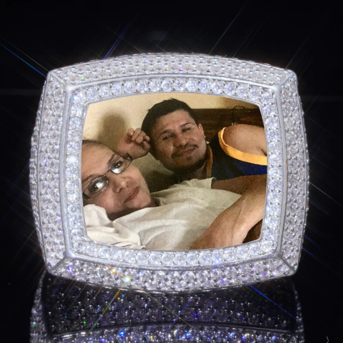 3D CUSTOM PICTURE ICED RING