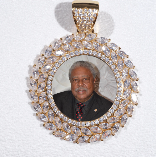 Large 3D Wheat Ear Custom Picture Pendant