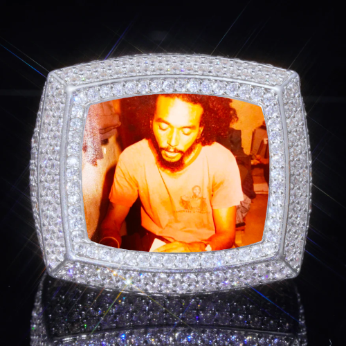 3D CUSTOM PICTURE ICED RING
