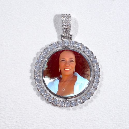 3D Spinning 2-Faced Custom Picture Pendant