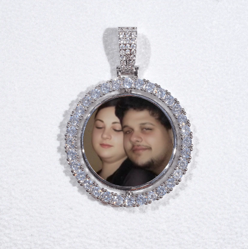 3D Spinning 2-Faced Custom Picture Pendant