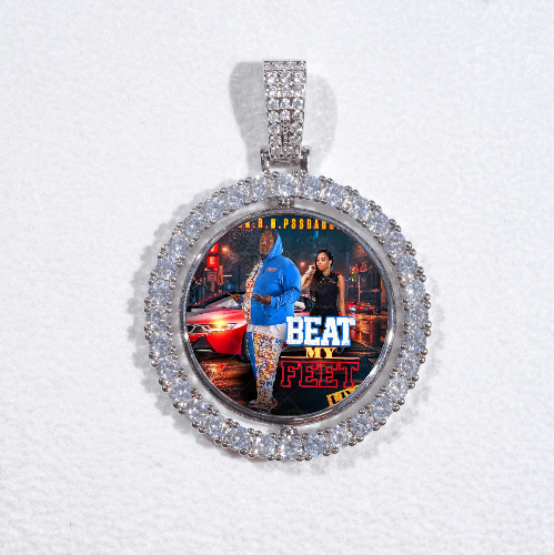 3D Spinning 2-Faced Custom Picture Pendant