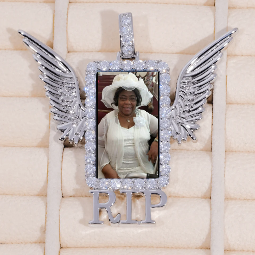 RIP WING 3D CUSTOM PICTURE PENDANT