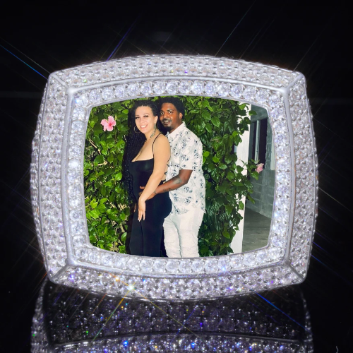 3D CUSTOM PICTURE ICED RING