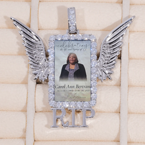 RIP WING 3D CUSTOM PICTURE PENDANT