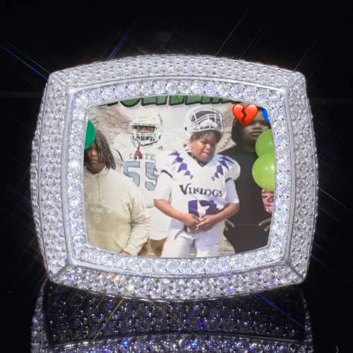 3D CUSTOM PICTURE ICED RING