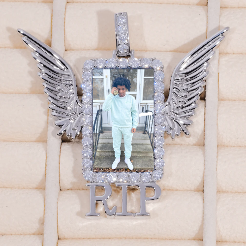 RIP WING 3D CUSTOM PICTURE PENDANT