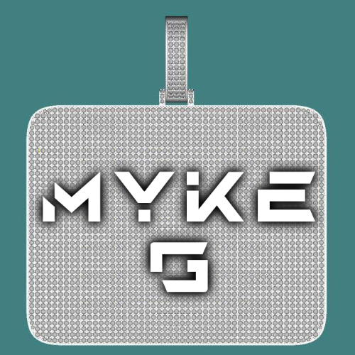 CUSTOM LETTER NECKLACE 3D BIG SQUARE