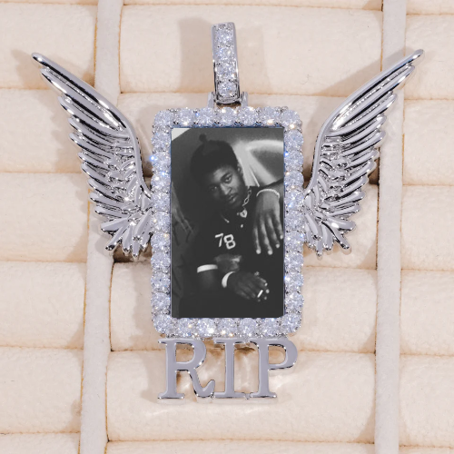 RIP WING 3D CUSTOM PICTURE PENDANT