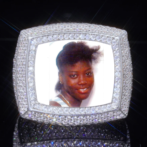 3D CUSTOM PICTURE ICED RING