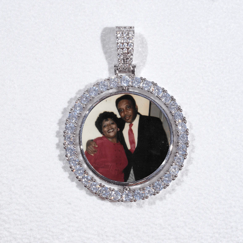 3D Spinning 2-Faced Custom Picture Pendant