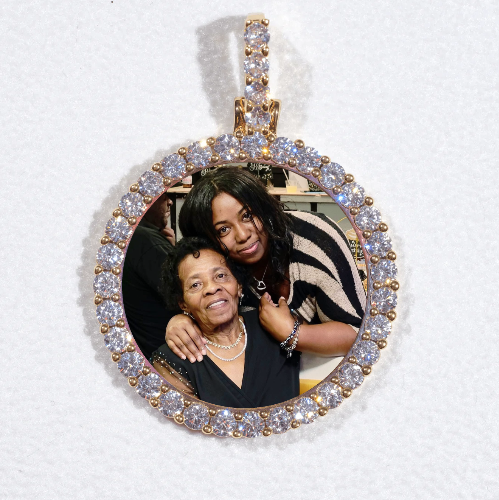 3D CIRCLE CUSTOM PICTURE PENDANT SMALL SIZE