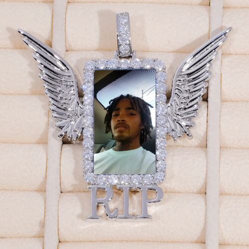 RIP WING 3D CUSTOM PICTURE PENDANT