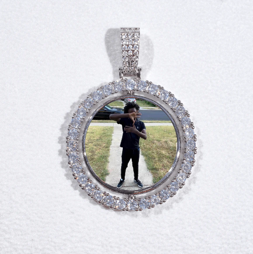 3D Spinning 2-Faced Custom Picture Pendant