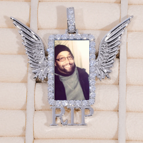 RIP WING 3D CUSTOM PICTURE PENDANT