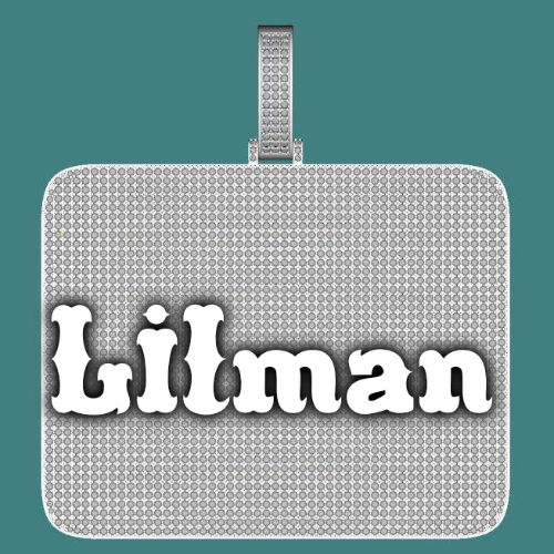 CUSTOM LETTER NECKLACE 3D BIG SQUARE