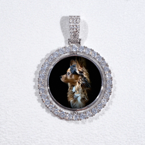 3D Spinning 2-Faced Custom Picture Pendant