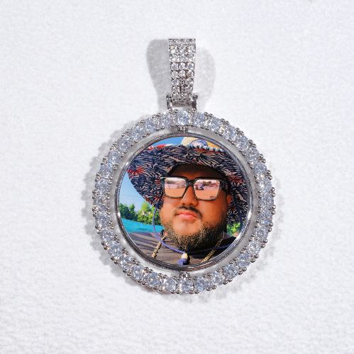 3D Spinning 2-Faced Custom Picture Pendant