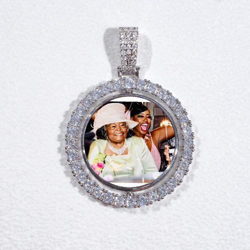 3D Spinning 2-Faced Custom Picture Pendant