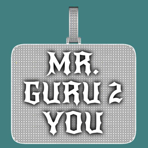 CUSTOM LETTER NECKLACE 3D BIG SQUARE