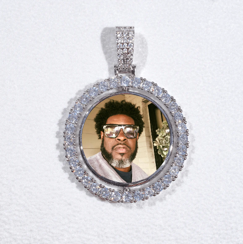 3D Spinning 2-Faced Custom Picture Pendant