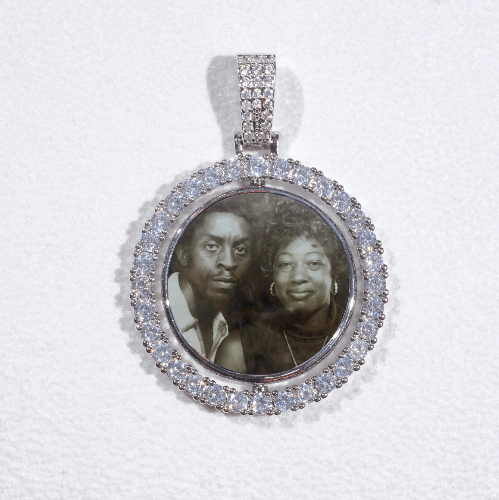 3D Spinning 2-Faced Custom Picture Pendant