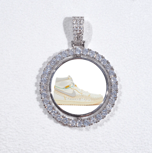 3D Spinning 2-Faced Custom Picture Pendant