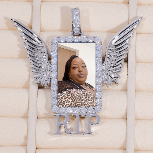 RIP WING 3D CUSTOM PICTURE PENDANT