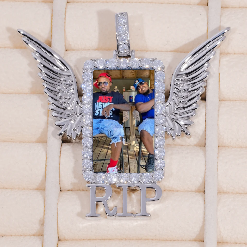 RIP WING 3D CUSTOM PICTURE PENDANT