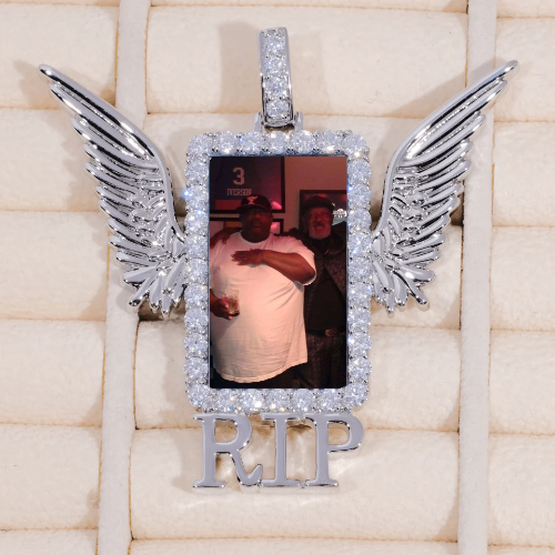 RIP WING 3D CUSTOM PICTURE PENDANT