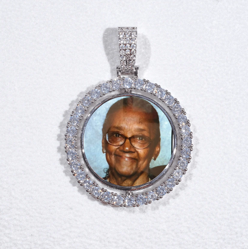 3D Spinning 2-Faced Custom Picture Pendant