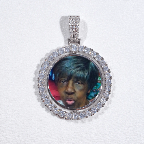3D Spinning 2-Faced Custom Picture Pendant
