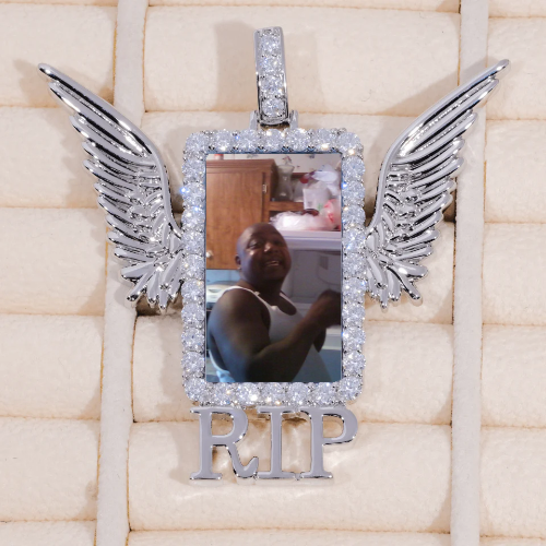 RIP WING 3D CUSTOM PICTURE PENDANT