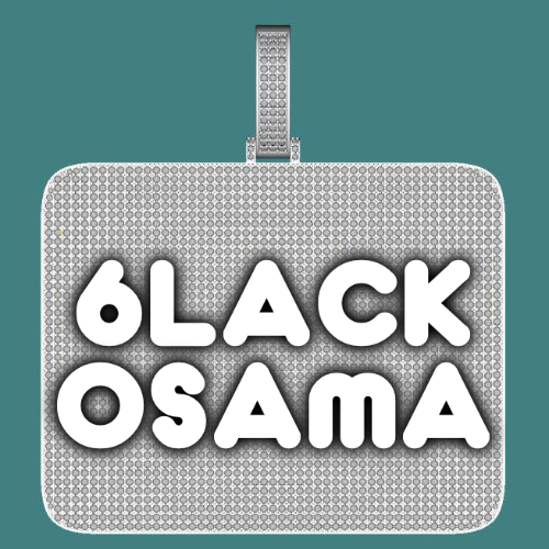 CUSTOM LETTER NECKLACE 3D BIG SQUARE