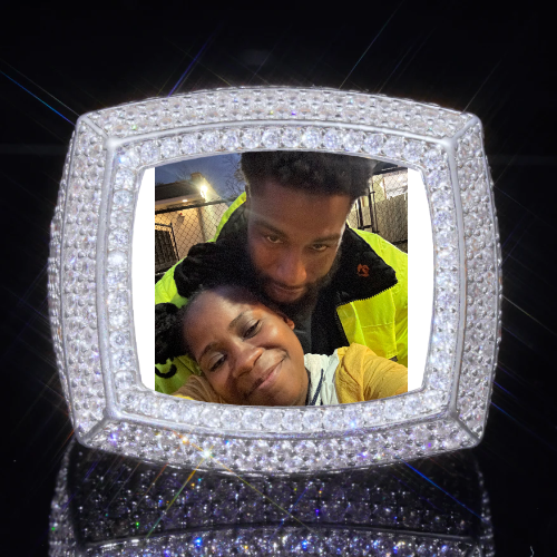 3D CUSTOM PICTURE ICED RING