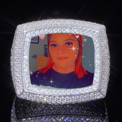 3D CUSTOM PICTURE ICED RING