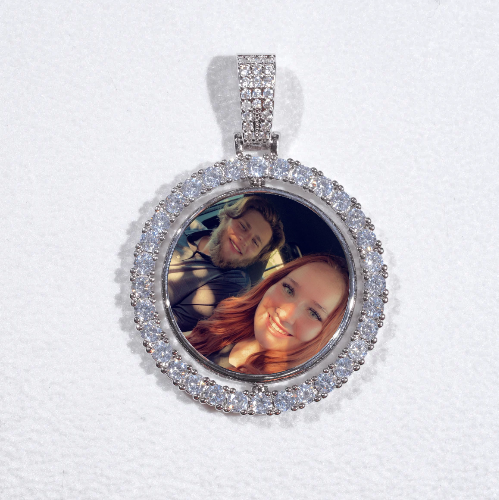 3D Spinning 2-Faced Custom Picture Pendant