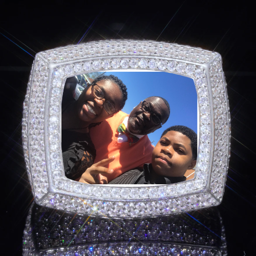 3D CUSTOM PICTURE ICED RING