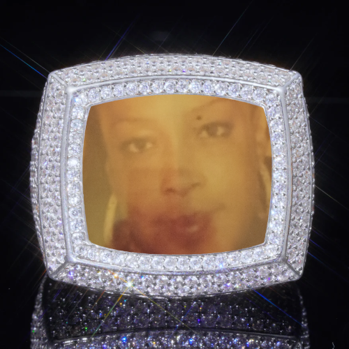 3D CUSTOM PICTURE ICED RING